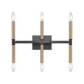 Thomas Notre Dame 6Light Bath Bar in Oil Rubbed Bronze and Gold CN260611